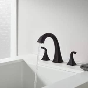 Best Pirce 🌟 Pfister Bronson™ Two Handle Roman Tub Faucet in Tuscan Bronze Trim Only ✔️ - Image 3