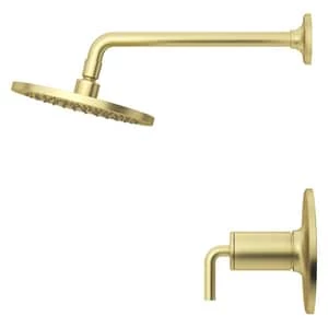 Best deal 💯 Pfister Tenet™ Single Handle Single Function Shower Trim Only in Brushed Gold 🥰 - Image 2
