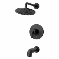Discount 🧨 Pfister Tenet™ Single Handle Single Function Bathtub and Shower Faucet in Matte Black (Trim Only) 🔥