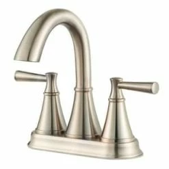 Outlet 😉 Pfister Cantara™ Two Handle Centerset Bathroom Sink Faucet in Brushed Nickel ⭐