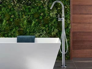 Brand new ๐ Pfister Modern Single Handle Lever Floor Mount Filler in Brushed Gold (Trim Only) ๐ - Image 6