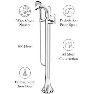 Top 10 ✨ Pfister Rhen™ Single Handle Lever Floor Mount Filler in Brushed Gold 🎁 - Image 6