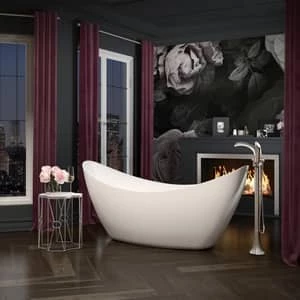 Flash Sale ✨ Pfister Rhen™ Single Handle Lever Floor Mount Filler in Brushed Nickel (Trim Only) 🤩 - Image 2