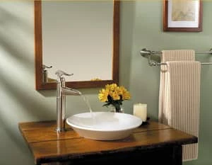 New 🔔 Pfister Ashfield™ Single Handle Vessel Filler Bathroom Sink Faucet in Brushed Nickel ✨ - Image 2