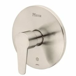 Cheapest 😍 Pfister Pfirst Modern™ Single Handle Bathtub & Shower Faucet in Brushed Nickel (Trim Only) 🔔