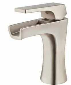 Best Pirce 🎁 Pfister Kelen™ Single Handle Monoblock Bathroom Sink Faucet in Brushed Nickel ✨