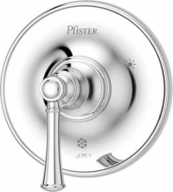 Outlet 👍 Pfister Tisbury™ Single Handle Bathtub & Shower Faucet in Polished Chrome (Trim Only) 🌟
