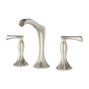 Deals 🧨 Pfister Rhen™ Two Handle Widespread Bathroom Sink Faucet in Brushed Nickel 🔔