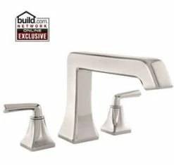 Best Sale ⌛ Pfister Park Avenue™ Two Handle Roman Tub Faucet in Polished Nickel Trim Only ✨