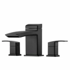 Promo 🛒 Pfister Kenzo™ Two Handle Roman Tub Faucet in Matte Black Trim Only 🛒