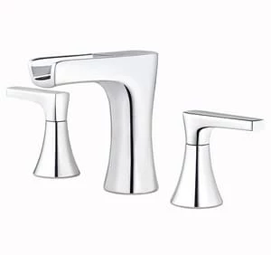 Outlet 💯 Pfister Kelen™ Two Handle Widespread Bathroom Sink Faucet in Polished Chrome ❤️