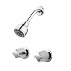 Brand new 😀 Pfister Pfirst Series™ 1.8 gpm Shower Faucet with Double Knob Handle in Polished Chrome ❤️