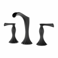 Best deal 🔥 Pfister Rhen™ Two Handle Widespread Bathroom Sink Faucet in Matte Black Lever Handle 😍