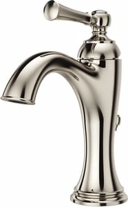Budget 👏 Pfister Tisbury™ Single Handle Monoblock Bathroom Sink Faucet in Polished Nickel 👍