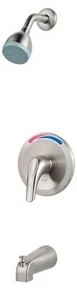 Best reviews of 🎉 Pfister Pfirst Series™ Single Handle Single Function Bathtub & Shower Faucet in Brushed Nickel (Trim Only) 🛒