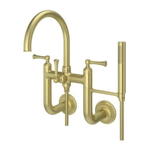 Best reviews of 🎉 Pfister Tisbury™ Three Handle Wall Mount Filler in Brushed Gold 😀