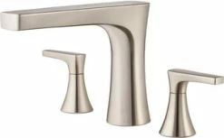 Best Sale 🧨 Pfister Kelen™ Two Handle Roman Tub Faucet in Brushed Nickel Trim Only 🌟
