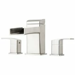 Promo 😍 Pfister Kenzo™ Two Handle Roman Tub Faucet in Brushed Nickel Trim Only ⭐