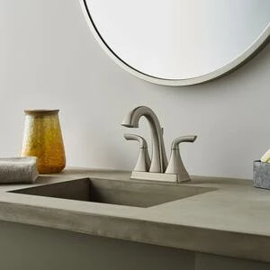 Best Pirce 😍 Pfister Bronson™ Two Handle Centerset Bathroom Sink Faucet in Brushed Nickel 👍 - Image 2