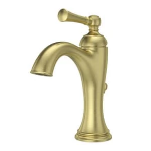 Deals 🌟 Pfister Tisbury™ Single Handle Monoblock Bathroom Sink Faucet in Brushed Gold 🤩