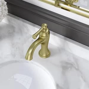 Deals 🌟 Pfister Tisbury™ Single Handle Monoblock Bathroom Sink Faucet in Brushed Gold 🤩 - Image 2